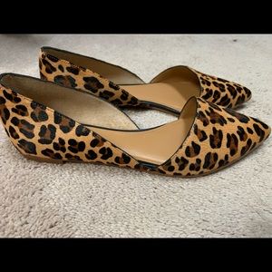 J Crew leopard print flat